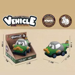 Машинка 2684 D3 (144) вініловий матеріал, двосторонній рух, інерція, в коробці Машинка 2684 D3 (144) вініловий матеріал, двосторонній рух, інерція, в коробці