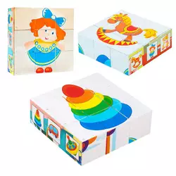 гр Кубики "Іграшки" 0414 (21) "BAMSIC" гр Кубики "Іграшки" 0414 (21) "BAMSIC"