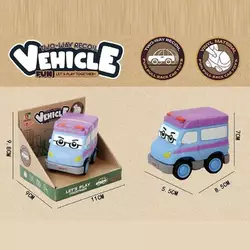 Машинка 2684 A2 (144) вініловий матеріал, двосторонній рух, інерція, в коробці Машинка 2684 A2 (144) вініловий матеріал, двосторонній рух, інерція, в коробці