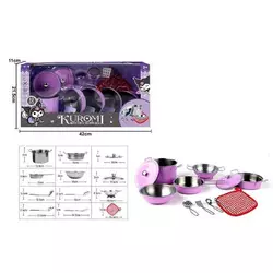 Набір посуду 988 C 57 (36) 12 елементів, металевий, в коробці Набір посуду 988 C 57 (36) 12 елементів, металевий, в коробці