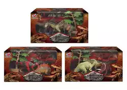 Набор динозавров Q 9899-208 (24/2) 3 вида, 7 элементов, 5 динозавров, аксессуары, в коробке Набор динозавров Q 9899-208 (24/2) 3 вида, 7 элементов, 5 динозавров, аксессуары, в коробке