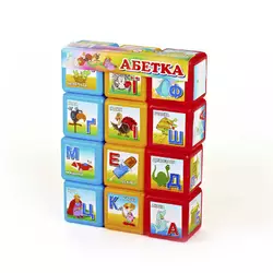 гр Кубики "Абетка 12 шт" укр. 06042 (24) "M Toys" гр Кубики "Абетка 12 шт" укр. 06042 (24) "M Toys"