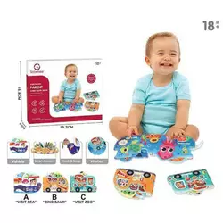 Логічна книжка YL 1022-71 (96/2) тематичні зображення, написи англійською, застібка на липучці, в коробці Логічна книжка YL 1022-71 (96/2) тематичні зображення, написи англійською, застібка на липучці, в коробці