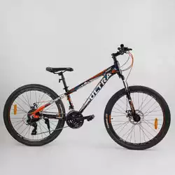 Велосипед Спортивный CORSO «ULTRA» 26" дюймов 85239 (1) рама алюминиевая, оборудование Shimano 21 скорость, собран на 75