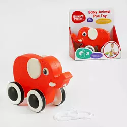 Каталка S-Y 017 (36) “Слоник”, колеса з пискавками, в коробці Каталка S-Y 017 (36) “Слоник”, колеса з пискавками, в коробці