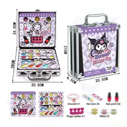 Косметика FT 2077 F (48) тіні, помади, блискітки, лаки, бафи, браслет, у валізі Косметика FT 2077 F (48) тіні, помади, блискітки, лаки, бафи, браслет, у валізі