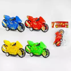 Мотоцикл 399-566 (1800/2) 4 кольри, інерція, у пакеті Мотоцикл 399-566 (1800/2) 4 кольри, інерція, у пакеті