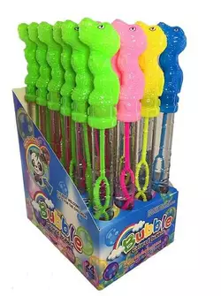 Мильні бульбашки TC 72216 (12) "WToys", ЦІНА ЗА 24 ШТУКИ В БЛОЦІ, "Динозавр", висота 25см, в коробці Мильні бульбашки TC 72216 (12) "WToys", ЦІНА ЗА 24 ШТУКИ В БЛОЦІ, "Динозавр", висота 25см, в коробці