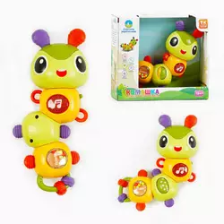 Брязкальце музичне "Комашка" ТК 93622 (48) "TK Group", ОЗВУЧУВАННЯ УКРАЇНСЬКОЮ МОВОЮ, пісні, підсвічування, тріскачка, прорізувачі, в коробці Брязкальце музичне "Комашка" ТК 93622 (48) "TK Group", ОЗВУЧУВАННЯ УКРАЇНСЬКОЮ МОВОЮ, пісні, підсвічування, тріскачка, прорізувачі, в коробці