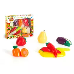Набір продуктів “Кулінарна фантазія” 22260 (96/2) "WToys", 12 елементів, овочі та фрукти на липучках, дошка для нарізання, ніж, в коробці Набір продуктів “Кулінарна фантазія” 22260 (96/2) "WToys", 12 елементів, овочі та фрукти на липучках, дошка для нарізання, ніж, в коробці