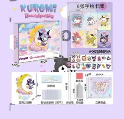 Алмазна мозаїка 24384 (36/2) акриловий стенд, 6 карток, 8 наліпок, алмази, тарілочка, віск, стилус, в коробці Алмазна мозаїка 24384 (36/2) акриловий стенд, 6 карток, 8 наліпок, алмази, тарілочка, віск, стилус, в коробці