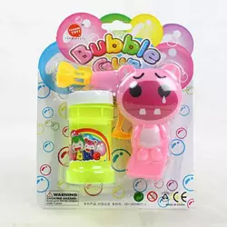 Пістолет з мильними бульбашками 632 N (252/2) механічний принцип роботи, мильний розчин, на листі Пістолет з мильними бульбашками 632 N (252/2) механічний принцип роботи, мильний розчин, на листі