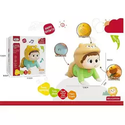 Музична гра 368-46 Z (144) “Малятко”,  розмір - 11х6.5х11 см, повзає, сміється, озвучені слова англійською, пісня англ., рухомі елементи, в коробці Музична гра 368-46 Z (144) “Малятко”,  розмір - 11х6.5х11 см, повзає, сміється, озвучені слова англійською, пісня англ., рухомі елементи, в коробці