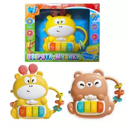 Піаніно “Звірята-музики” 77515 (96) "WToys", 2 види, ОЗВУЧУВАННЯ УКРАЇНСЬКОЮ МОВОЮ, пісні, казки, ноти, намистини, в коробці, ВИДАЄТЬСЯ МІКС Піаніно “Звірята-музики” 77515 (96) "WToys", 2 види, ОЗВУЧУВАННЯ УКРАЇНСЬКОЮ МОВОЮ, пісні, казки, ноти, намистини, в коробці, ВИДАЄТЬСЯ МІКС
