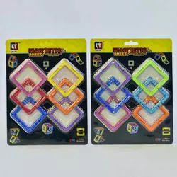 Магнітний конструктор LT 1006 (120/2) 6 деталей, 2 види, на листі Магнітний конструктор LT 1006 (120/2) 6 деталей, 2 види, на листі