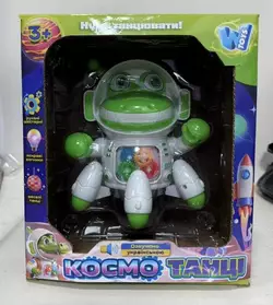 Робот музичний 86838 (36/2) "WToys", ОЗВУЧУВАННЯ УКРАЇНСЬКОЮ МОВОЮ, 2 пісеньки, підсвічування, рухливі елементи, колесо вільного ходу, в коробці Робот музичний 86838 (36/2) "WToys", ОЗВУЧУВАННЯ УКРАЇНСЬКОЮ МОВОЮ, 2 пісеньки, підсвічування, рухливі елементи, колесо вільного ходу, в коробці