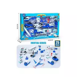 Набір машин 898 E-118 (36/2) інерція, аксесуари, фігурка, 2 гелікоптери, літак, 11 машинок, мотоцикл, в коробці Набір машин 898 E-118 (36/2) інерція, аксесуари, фігурка, 2 гелікоптери, літак, 11 машинок, мотоцикл, в коробці