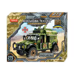 Конструктор "Військова техніка" 16529 (24) "Teko", 275 деталей, бронеавтомобіль “IVECO LMV M65”, в коробці Конструктор "Військова техніка" 16529 (24) "Teko", 275 деталей, бронеавтомобіль “IVECO LMV M65”, в коробці