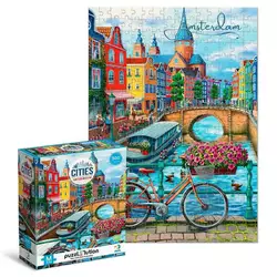 гр Пазл Medium-M "Міста. Амстердам" 300646 (12) "DoDo", 300 елементів, 28х39 см, в коробці гр Пазл Medium-M "Міста. Амстердам" 300646 (12) "DoDo", 300 елементів, 28х39 см, в коробці