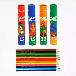 Олівці C 62002 (192) 4 види, 12 кольорів, в тубі, ВИДАЄТЬСЯ ТІЛЬКИ МІКС ВИДІВ Олівці C 62002 (192) 4 види, 12 кольорів, в тубі, ВИДАЄТЬСЯ ТІЛЬКИ МІКС ВИДІВ