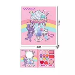 Косметика IG 35512 (192)  9 кольорів тіней та аплікатори, рум`яна, блиск для губ, у плівці Косметика IG 35512 (192)  9 кольорів тіней та аплікатори, рум`яна, блиск для губ, у плівці