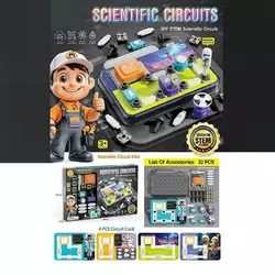 Електронний конструктор 77-52 K (24) 32 елементів, радар, 2 види перемикачів, 4 картки із прикладами, основа для збірки, в коробці Електронний конструктор 77-52 K (24) 32 елементів, радар, 2 види перемикачів, 4 картки із прикладами, основа для збірки, в коробці