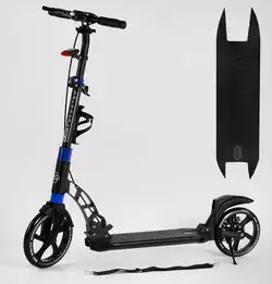 Самокат двухколесный "Best Scooter" D-19055 (2) резиновый коврик, ФАРА, переднее колесо PU 230мм, заднее колесо 200мм, 2 амортизатора, дисковый тормоз Самокат двухколесный "Best Scooter" D-19055 (2) резиновый коврик, ФАРА, переднее колесо PU 230мм, заднее колесо 200мм, 2 амортизатора, дисковый тормоз