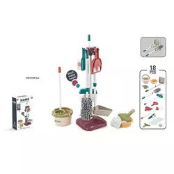 Набір для прибирання 667-59 (18) стійка під прилади, 18 елементів, в коробці Набір для прибирання 667-59 (18) стійка під прилади, 18 елементів, в коробці