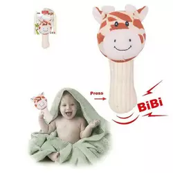 Брязкальце 033-59 (240) висота 18 см, пискавка, на листі Брязкальце 033-59 (240) висота 18 см, пискавка, на листі