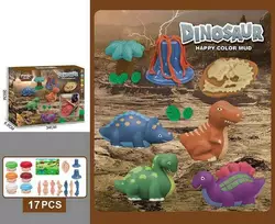 Тісто для ліплення 8661 (36/2) 6 кольорів тіста, форми, екструдери, в коробці Тісто для ліплення 8661 (36/2) 6 кольорів тіста, форми, екструдери, в коробці