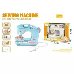Швейна машинка XS 25055 (24/2) 2 кольори, на батарейках, шиє, підсвічування, нитки, тканина, інструкція, в коробці Швейна машинка XS 25055 (24/2) 2 кольори, на батарейках, шиє, підсвічування, нитки, тканина, інструкція, в коробці