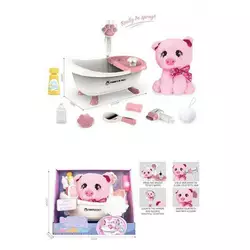 Улюбленець 939-63 (36/2) м’яка іграшка, ванна з помповою подачею води, аксесуари, в коробці Улюбленець 939-63 (36/2) м’яка іграшка, ванна з помповою подачею води, аксесуари, в коробці