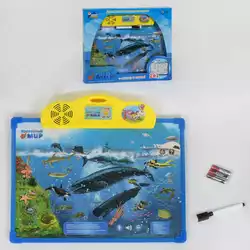 Досточка интерактивная 7281 (24) "Подводний мир", двусторонняя, на русском языке, в коробке Досточка интерактивная 7281 (24) "Подводний мир", двусторонняя, на русском языке, в коробке