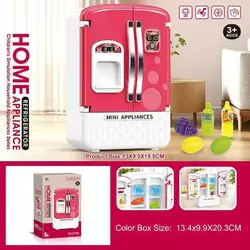 Холодильник 6876 A (96/2) розмір - 13х9.5х19 см, підсвічування, мелодія, рухомі елементи, муляжі продуктів, полички, на батарейках, в коробці Холодильник 6876 A (96/2) розмір - 13х9.5х19 см, підсвічування, мелодія, рухомі елементи, муляжі продуктів, полички, на батарейках, в коробці