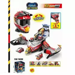 Гараж SK 637 XB (12) шолом-трансформер, світлозвукові ефекти, 2 машинки, в коробці Гараж SK 637 XB (12) шолом-трансформер, світлозвукові ефекти, 2 машинки, в коробці