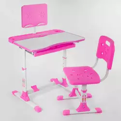 Парта со стульчиком P 1140 (1) регулируемая высота и угол наклона столешницы Парта со стульчиком P 1140 (1) регулируемая высота и угол наклона столешницы