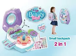 Набір для манікюру K 9865 A (18) рюкзак-скринька, накладні нігті, наліпки, аксесуари, у боксі Набір для манікюру K 9865 A (18) рюкзак-скринька, накладні нігті, наліпки, аксесуари, у боксі