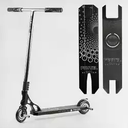 Самокат трюковый PL-81855 Best Scooter (4) "Portal" HIC-система, ПЕГИ, алюминиевый диск и дека, колёса PU, d=120мм, ширина руля 58 см Самокат трюковый PL-81855 Best Scooter (4) "Portal" HIC-система, ПЕГИ, алюминиевый диск и дека, колёса PU, d=120мм, ширина руля 58 см