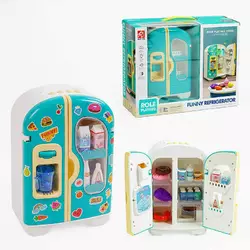 Холодильник RJ 5809 B (18) звук, мелодії, підсвічування, парогенератор, продукти, полички, наліпки, на батарейках, в коробці Холодильник RJ 5809 B (18) звук, мелодії, підсвічування, парогенератор, продукти, полички, наліпки, на батарейках, в коробці