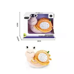 Нічник YT 24-14 (36/2) “Равлик”, висота 23см, проєктор зоряного неба, мелодії, режими гучності, зміна кольорів підсвічування, на батарейках, в коробці Нічник YT 24-14 (36/2) “Равлик”, висота 23см, проєктор зоряного неба, мелодії, режими гучності, зміна кольорів підсвічування, на батарейках, в коробці