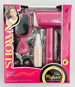 Набір перукаря 2805-4 (72/2) функціональний фен, підсвічування, гребінець, пляшечка з розпилювачем, резинки, в коробці Набір перукаря 2805-4 (72/2) функціональний фен, підсвічування, гребінець, пляшечка з розпилювачем, резинки, в коробці