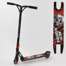 Самокат трюковый 30903 Best Scooter (4) КРАСНЫЙ, алюминиевый диск и дека, колёса PU, d=10см, в коробке Самокат трюковый 30903 Best Scooter (4) КРАСНЫЙ, алюминиевый диск и дека, колёса PU, d=10см, в коробке