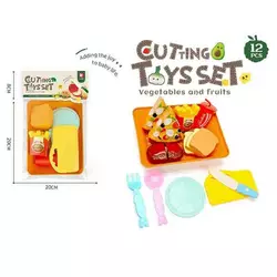 Продукти на липучці 2207 A6 (80/2) кошик, дошка та ніж для “нарізання”, тарілка, ложка, вилка, в пакеті Продукти на липучці 2207 A6 (80/2) кошик, дошка та ніж для “нарізання”, тарілка, ложка, вилка, в пакеті