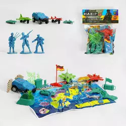 Комбат TK 53455 (144/2)  "TK Group", зброя, солдати, техніка, декорації, карта, в пакеті Комбат TK 53455 (144/2)  "TK Group", зброя, солдати, техніка, декорації, карта, в пакеті