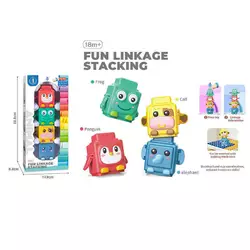 Пірамідка M 10 J (36) висота 31см, 4 квадратні фігурки тваринок, підіймають лапки (або вушка) та оченята, в коробці Пірамідка M 10 J (36) висота 31см, 4 квадратні фігурки тваринок, підіймають лапки (або вушка) та оченята, в коробці