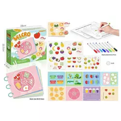 Логічна книжка 333-5 (72/2) багаторазова розмальовка, 8 маркерів, гра з липучками, в коробці Логічна книжка 333-5 (72/2) багаторазова розмальовка, 8 маркерів, гра з липучками, в коробці