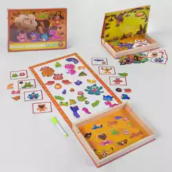 Дерев`яна магнітна дошка B 33488 (32) маркер, в коробці Дерев`яна магнітна дошка B 33488 (32) маркер, в коробці