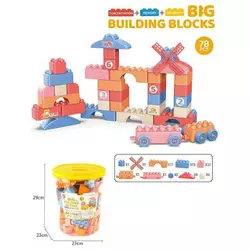 Конструктор JX 6873 (24) 78 деталей, у відрі Конструктор JX 6873 (24) 78 деталей, у відрі