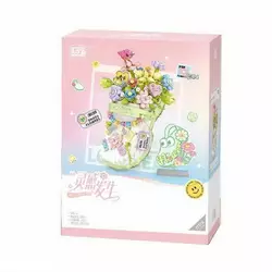 Конструктор 1350 (24) "Квіткове взуття", 1040 деталей, в коробці Конструктор 1350 (24) "Квіткове взуття", 1040 деталей, в коробці