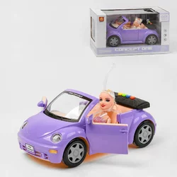 Машинка с куклой WY 580 B (18) световые и звуковые эффекты, в коробке